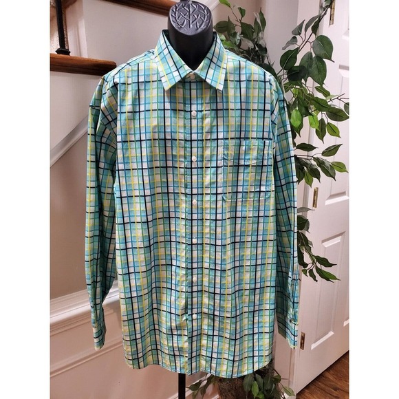 Sean John Men Multicolor 100% Cotton Collared Long Sleeve Buttons Down Shirt 3XL - Picture 10 of 10